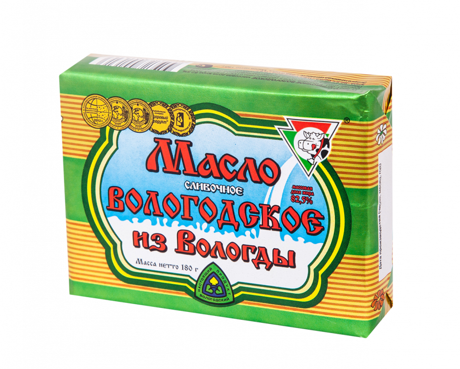 Масло сливочное Традиционное фас. (180г) (15 вложений) (УОМЗ)