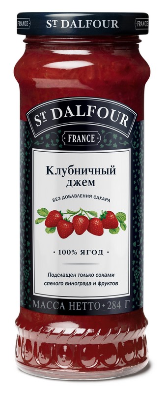 Джем клубника 284 г