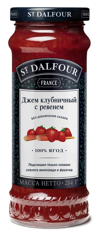 Джем Клубника с ревенем 284г