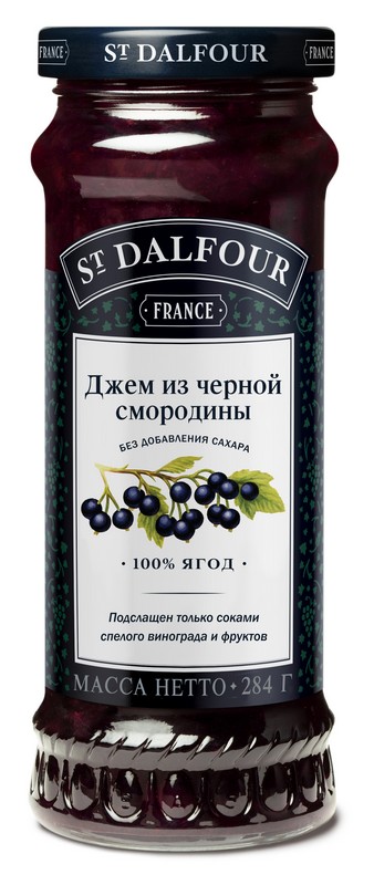Джем черная смородина 284 г